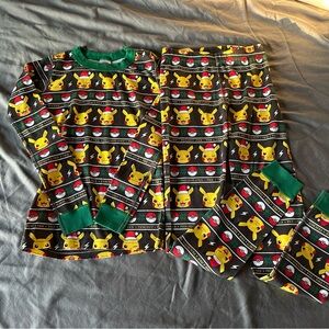 Hanna Andersson Pokemon Pikachu Pajama Set - Black and Green